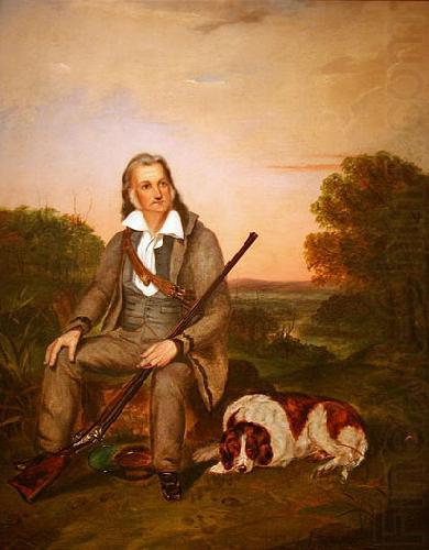 unknow artist Oil on canvas portrait of John James Audubon china oil painting image